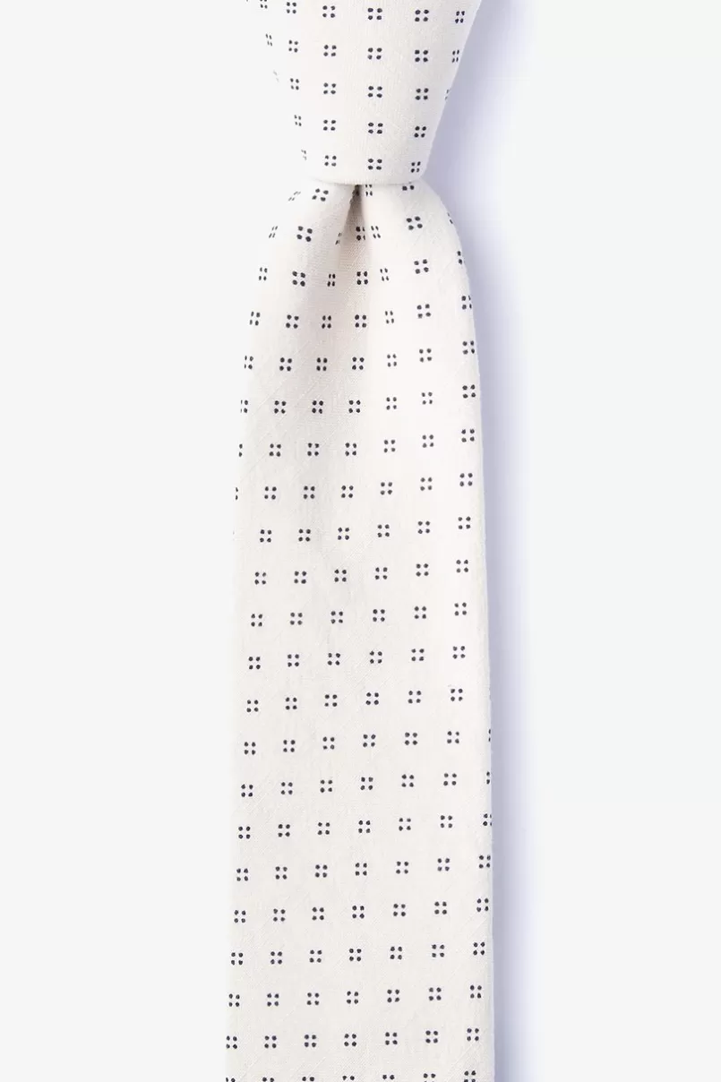 Ties Ross Skinny Tie Beige Online