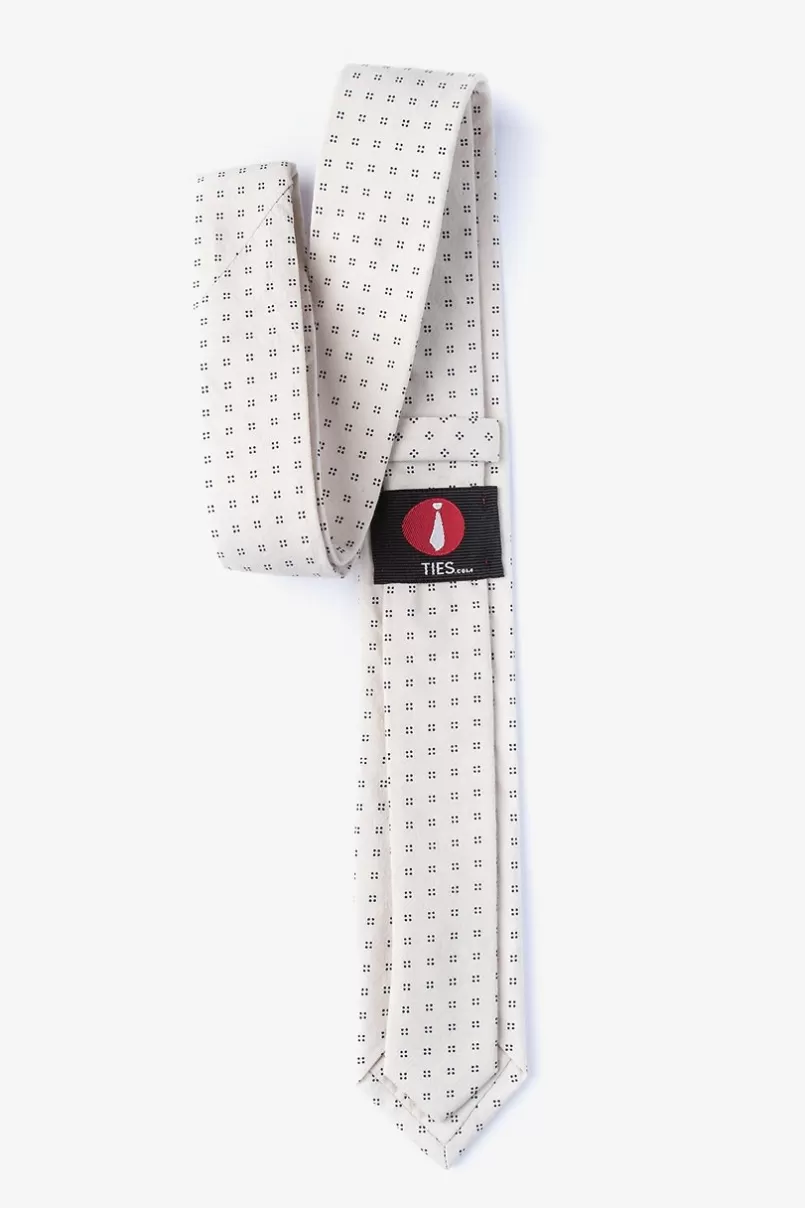 Ties Ross Skinny Tie Beige Online