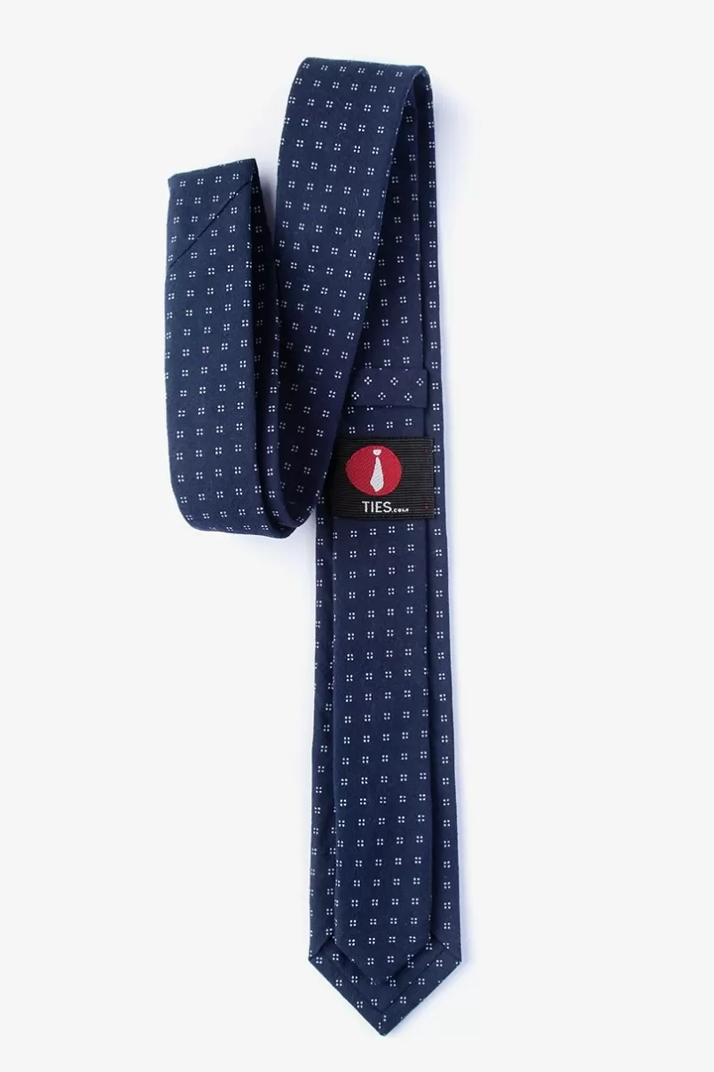 Ties Ross Navy Blue Skinny Tie NavyBlue Best Sale