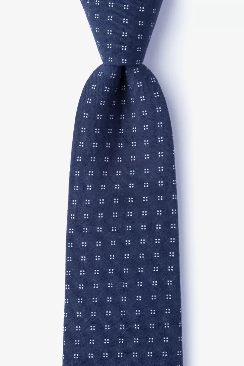 Ties Ross Navy Blue Tie NavyBlue Store