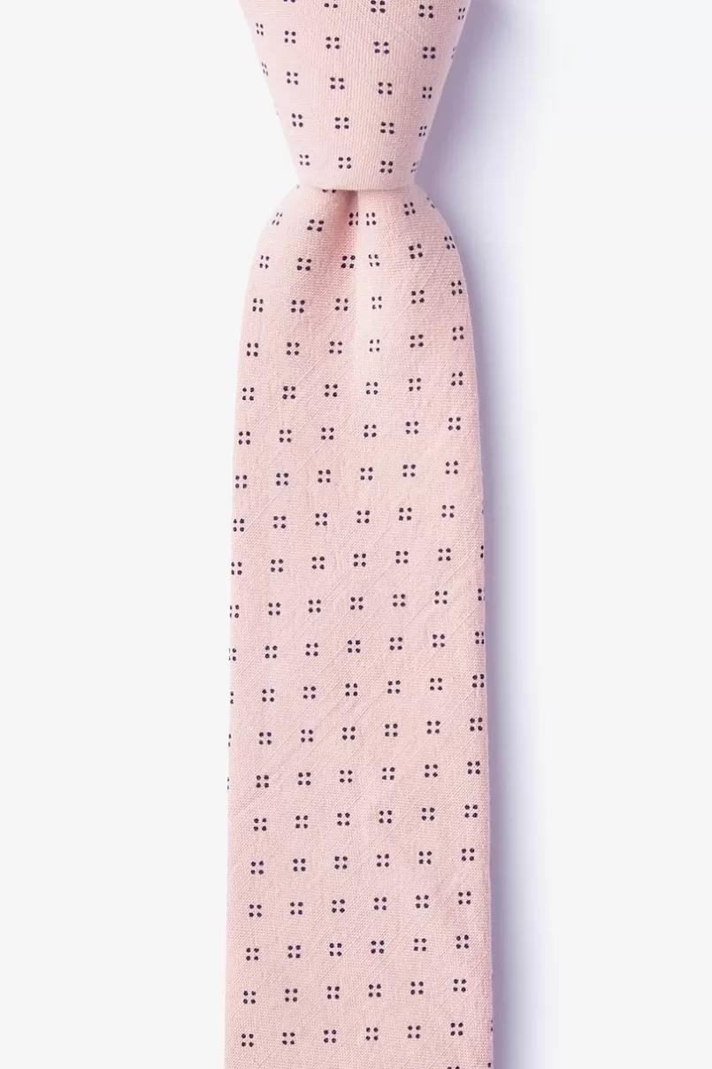 Ties Ross Skinny Tie Pink Hot