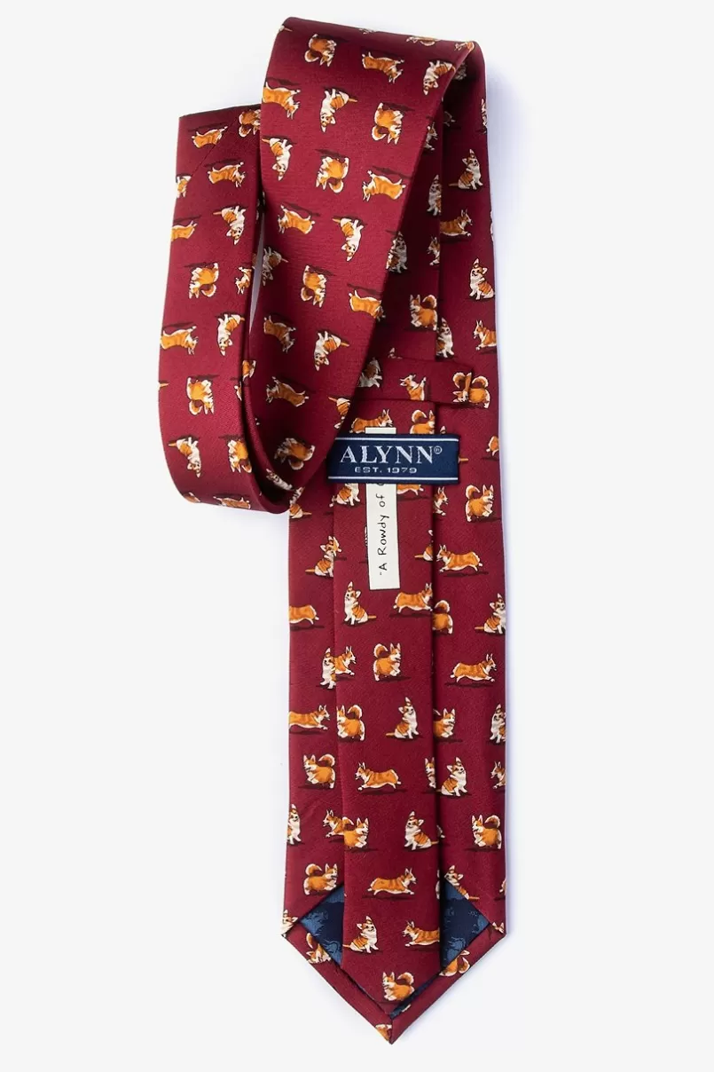 Ties Rowdy Corgis Tie Red Online