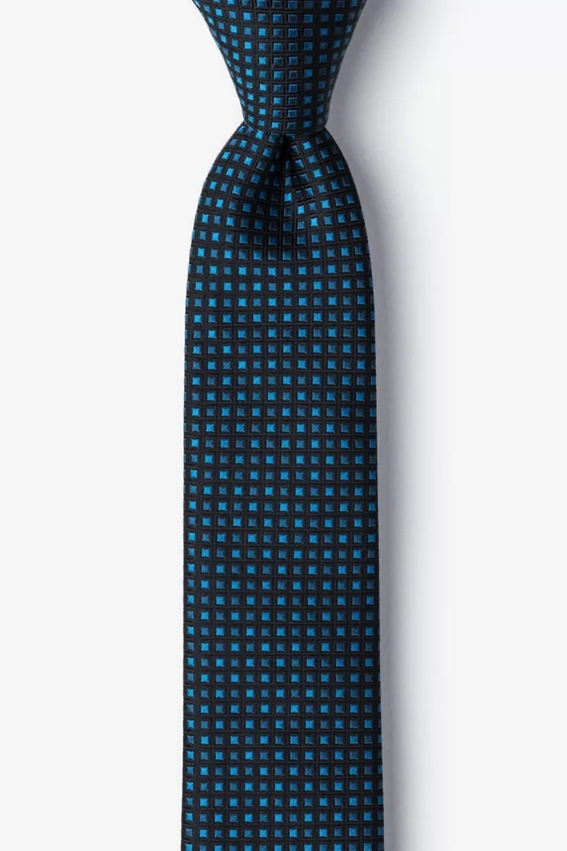 Ties Salisbury Navy Blue Skinny Tie Discount