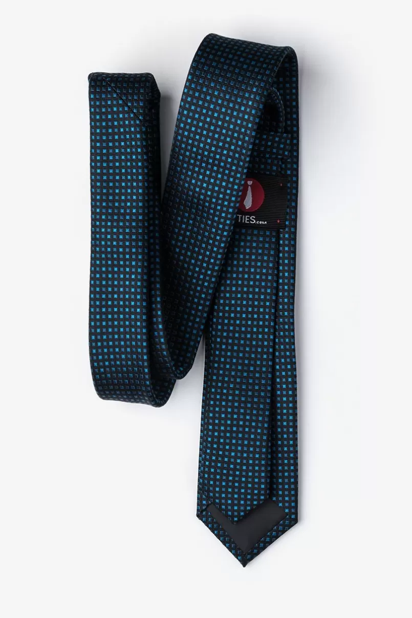 Ties Salisbury Navy Blue Skinny Tie Discount