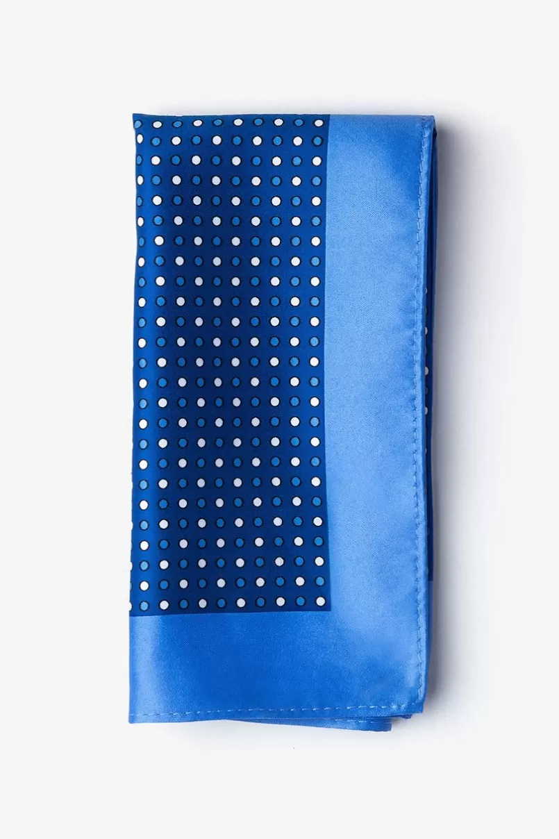 Ties Sammy Blue Pocket Square Clearance