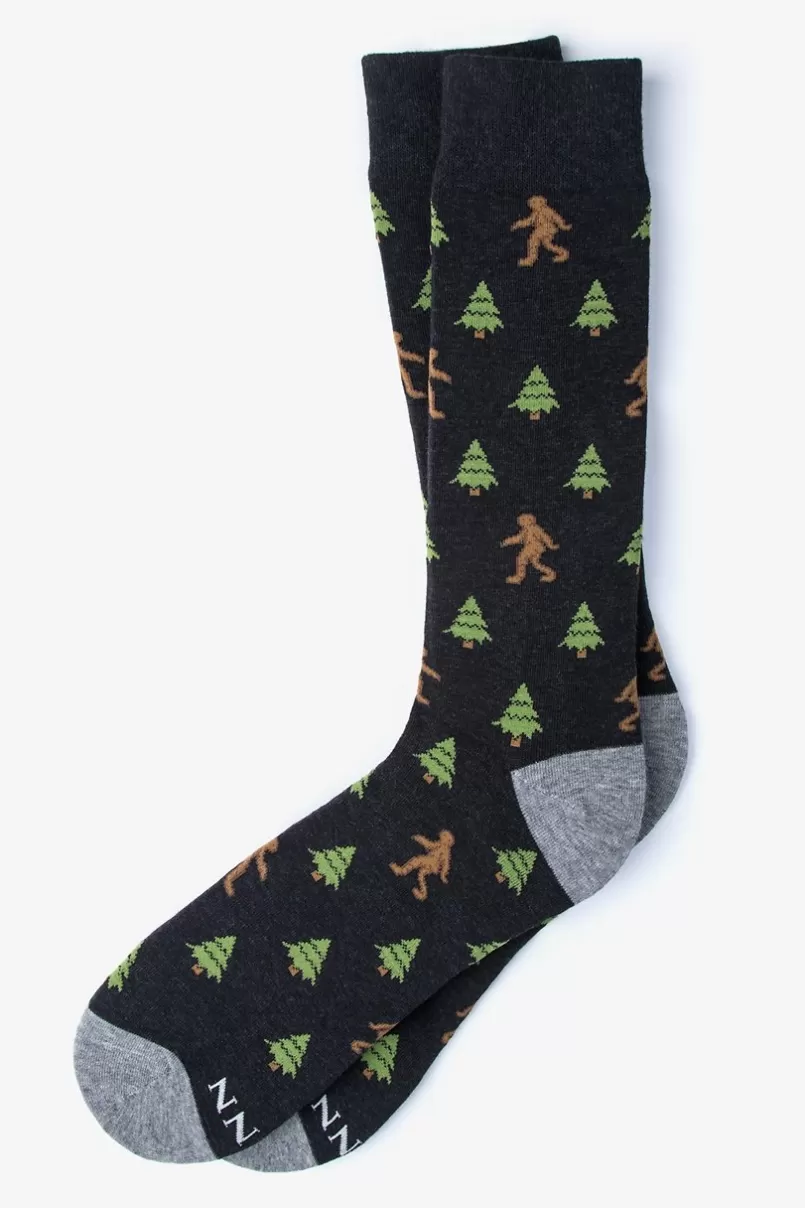 Ties Sasquatch | Big Foot Sock Black Hot