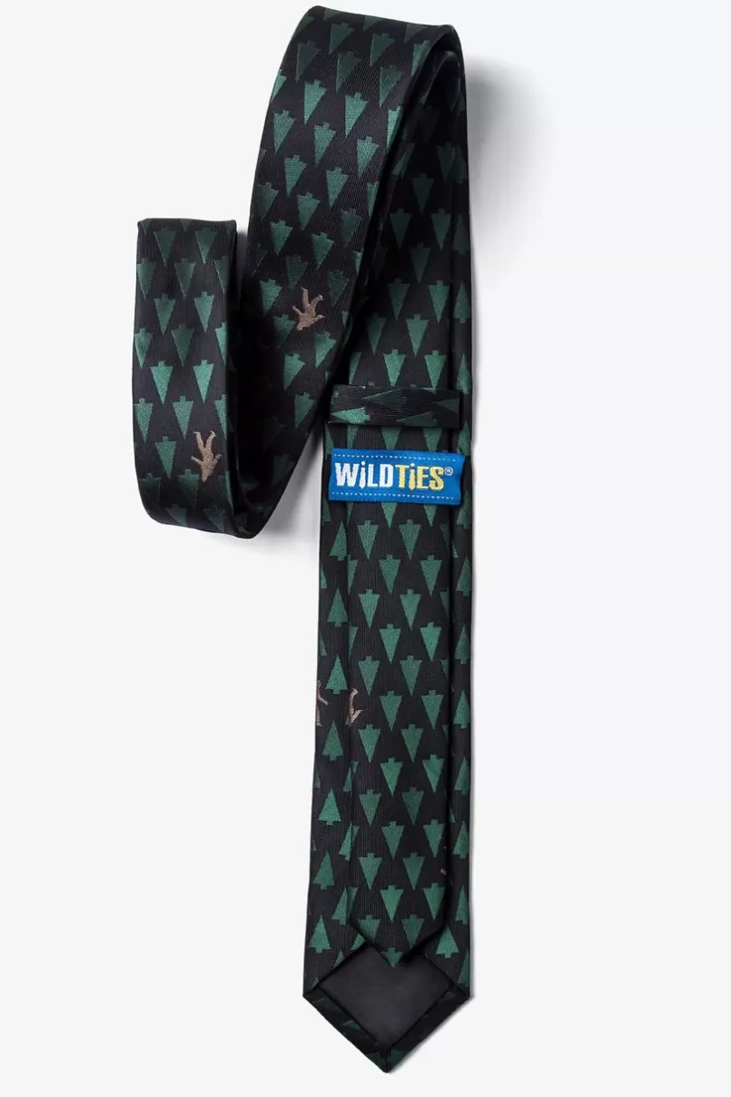 Ties Sasquatch Spotted Black Skinny Tie Online