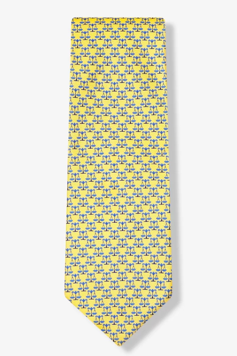 Ties Scales Of Justice Tie Yellow Discount