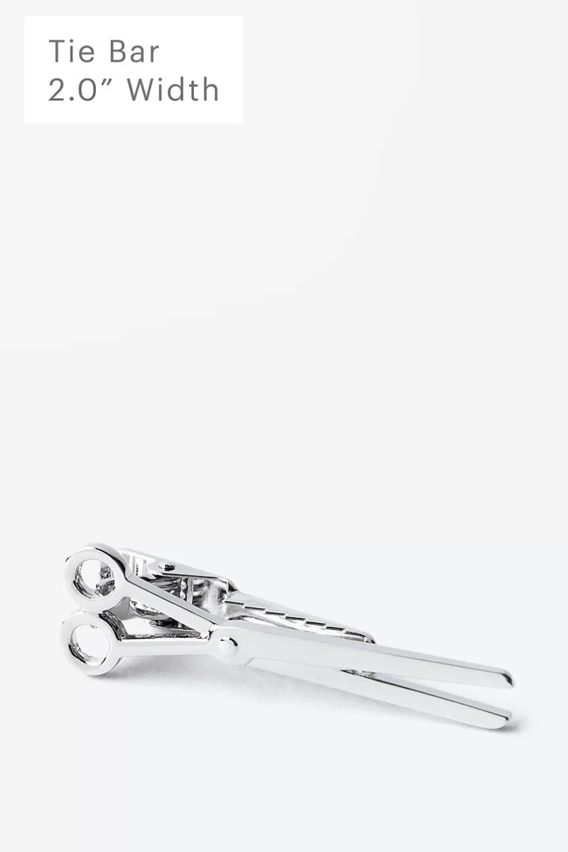 Ties Scissors Silver Tie Bar Outlet