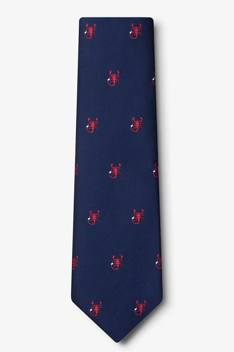 Ties Scorpions Navy Blue Tie NavyBlue Online