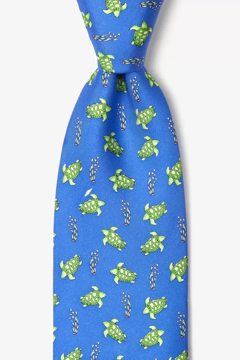 Ties Sea Turtles Blue Tie Sale