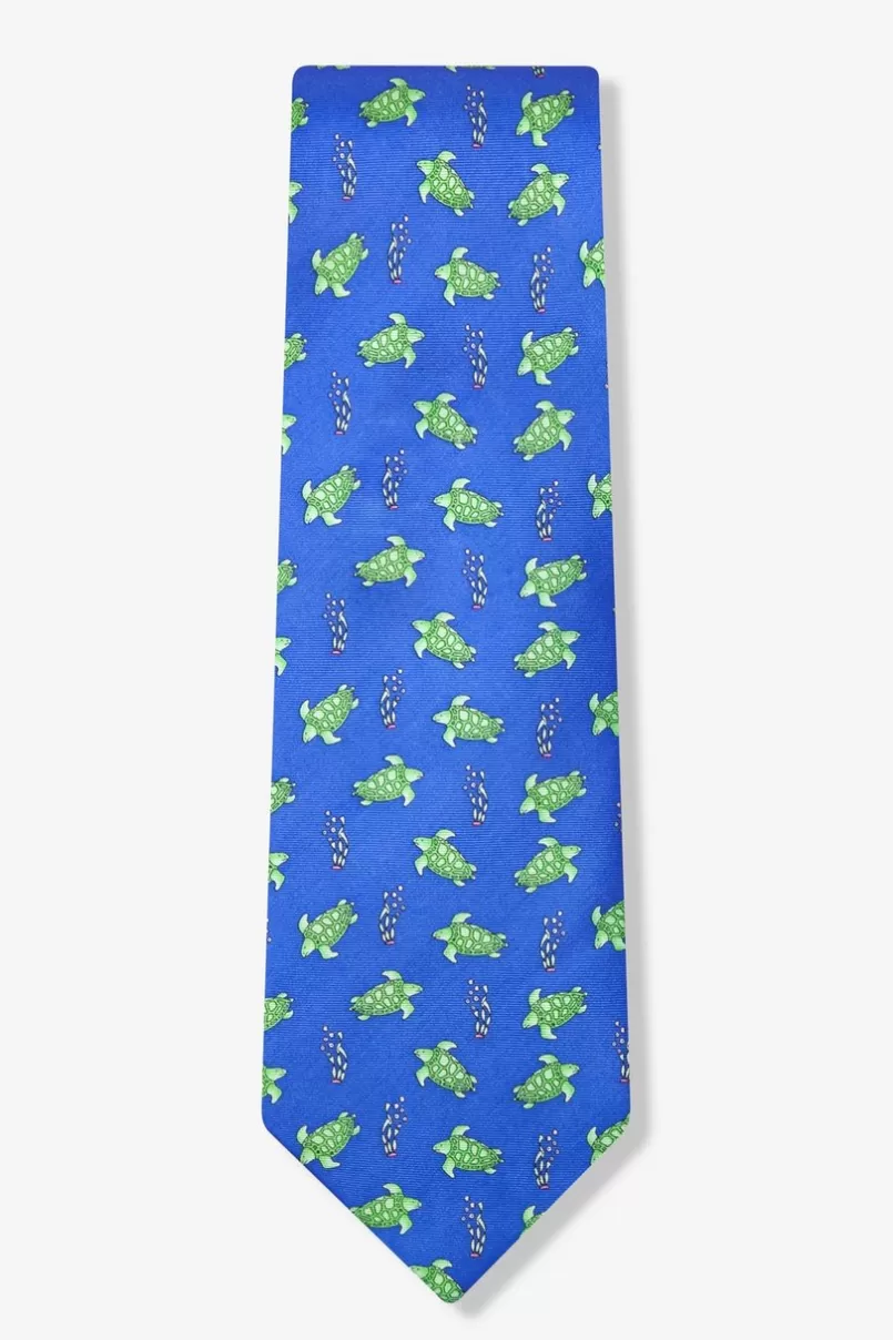 Ties Sea Turtles Blue Tie Sale