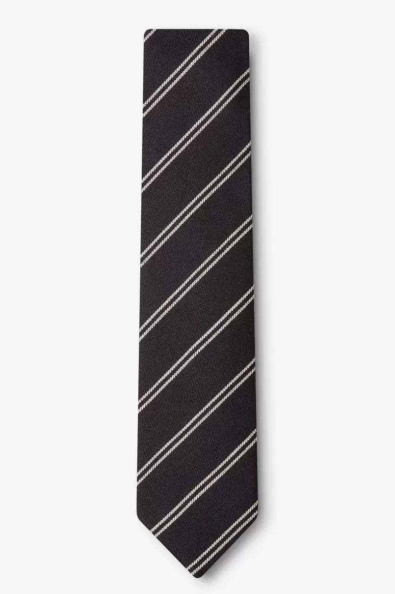 Ties Seagoville Skinny Tie Charcoal Sale