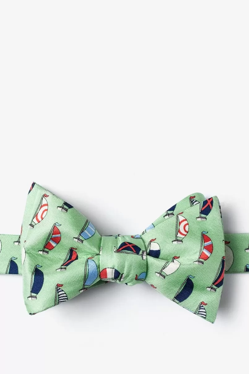 Ties Seas the Day Mint Green Self-Tie Bow Tie MintGreen Best Sale