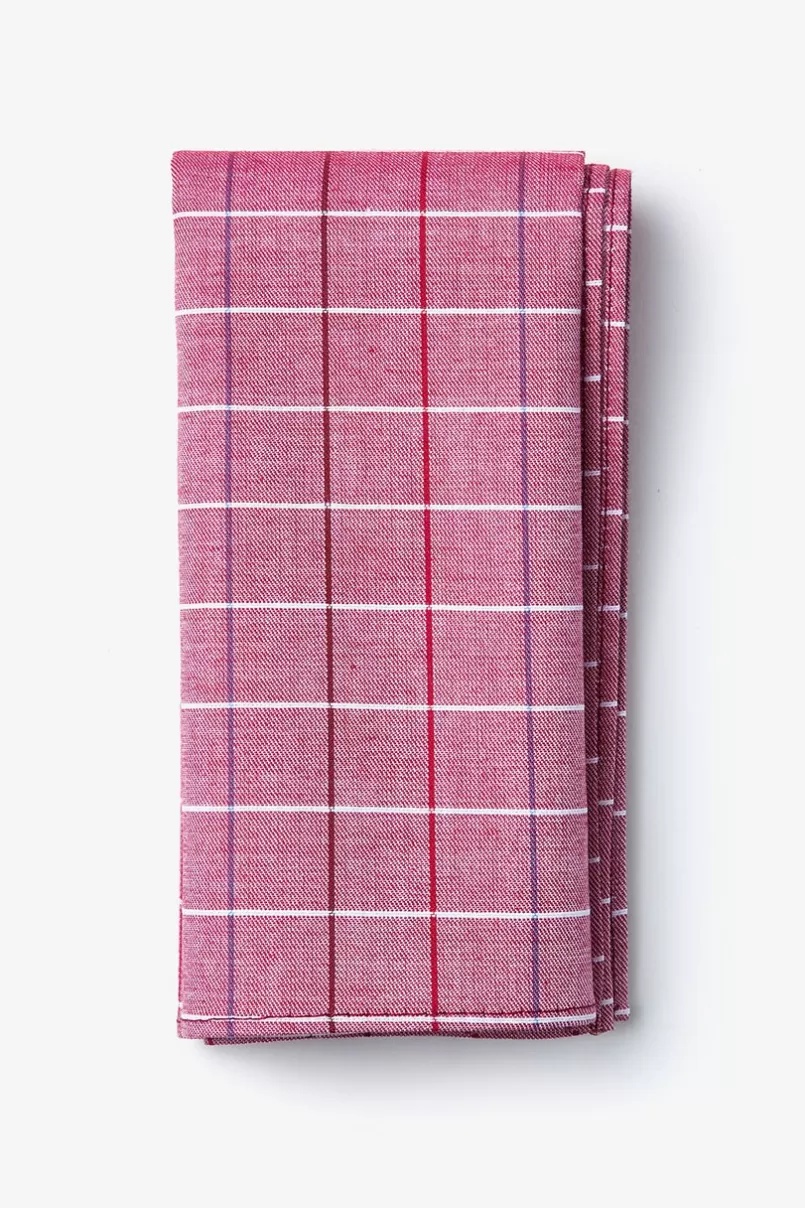 Ties Seattle Pocket Square Red Best Sale