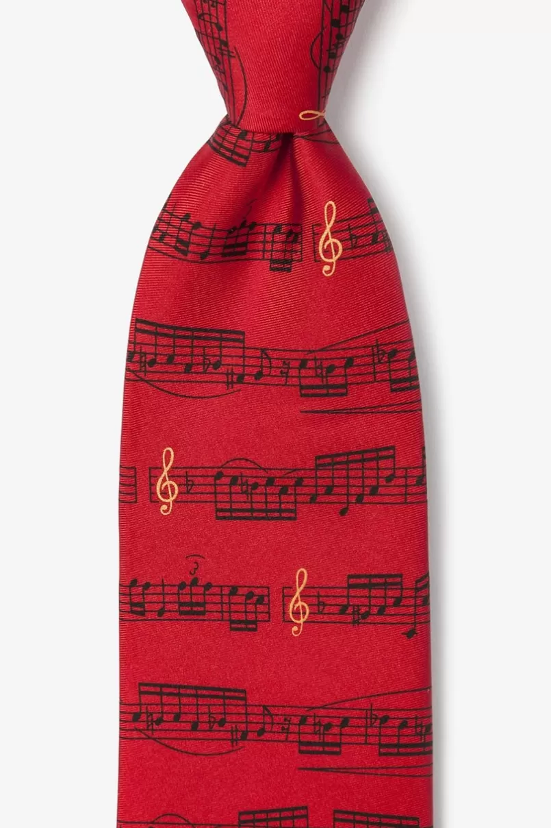 Ties Sheet Music Red Tie Flash Sale