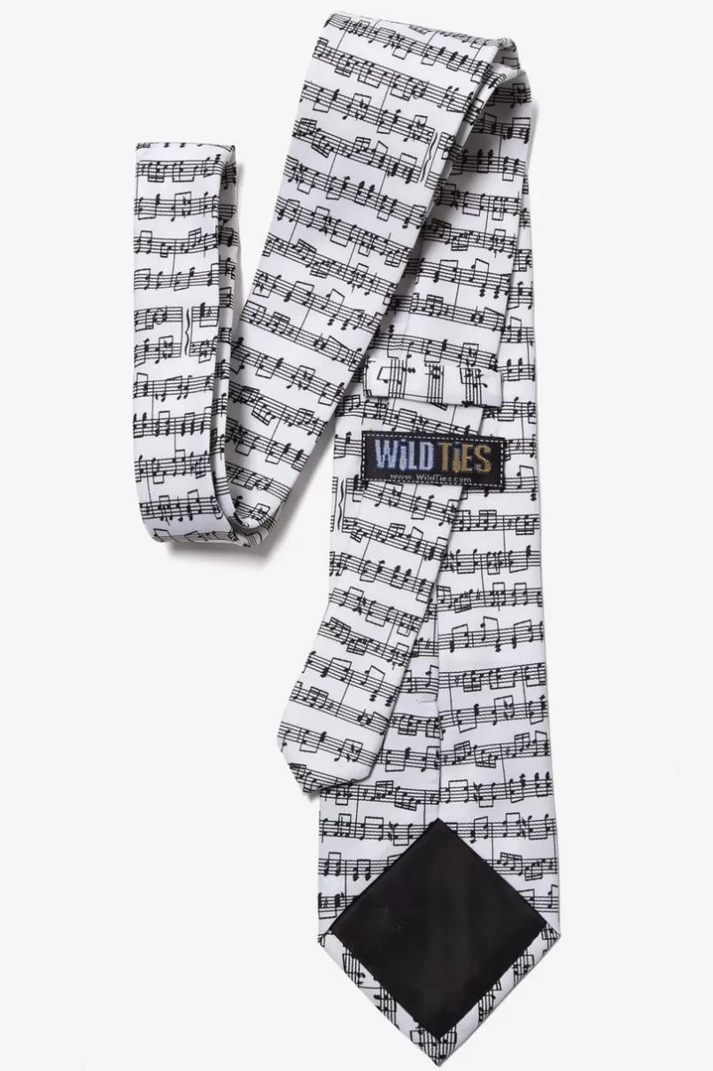 Ties Sheet Music White Tie Clearance