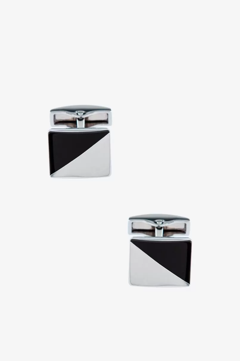 Ties Simplicity Silver Cufflinks Cheap