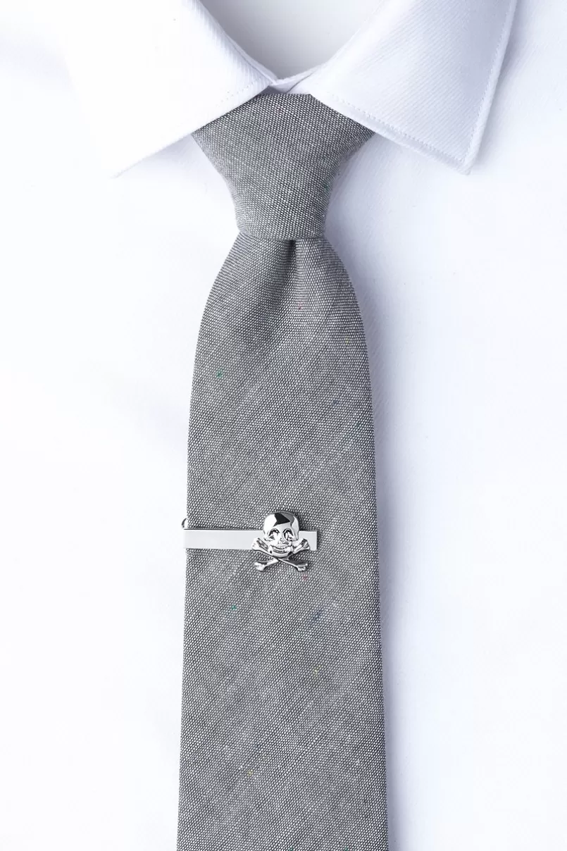 Ties Skull Silver Tie Bar Best