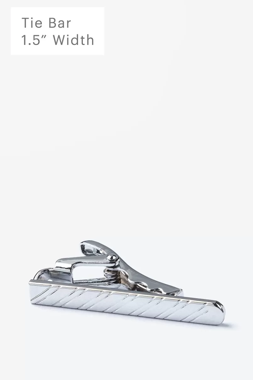 Ties Slate Silver Tie Bar Store