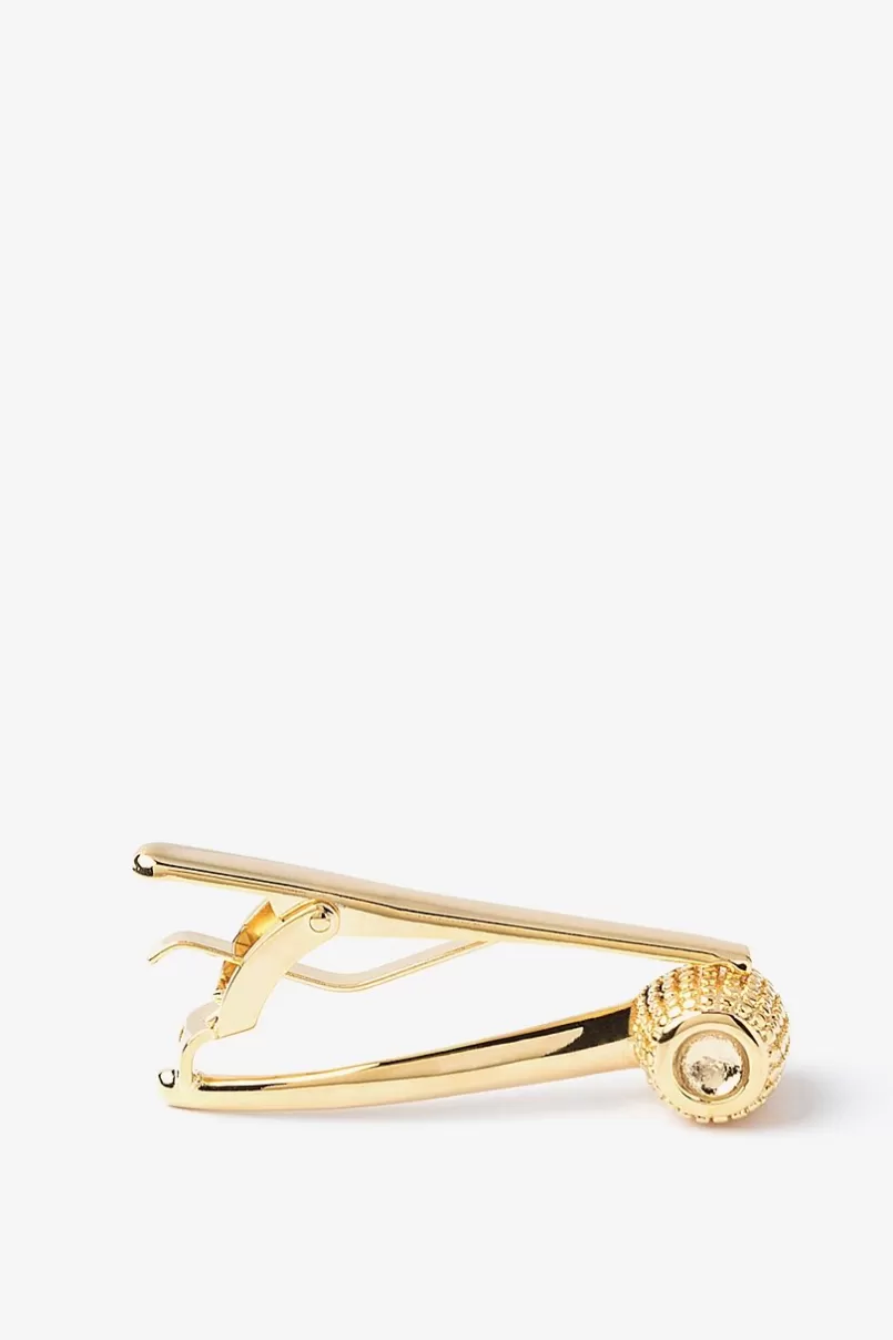 Ties Smoke Pipe Tie Bar Gold Store