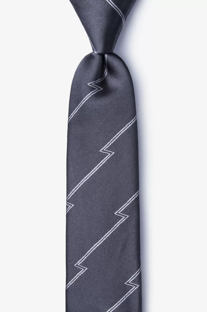 Ties Smoky Skinny Tie Gray Sale