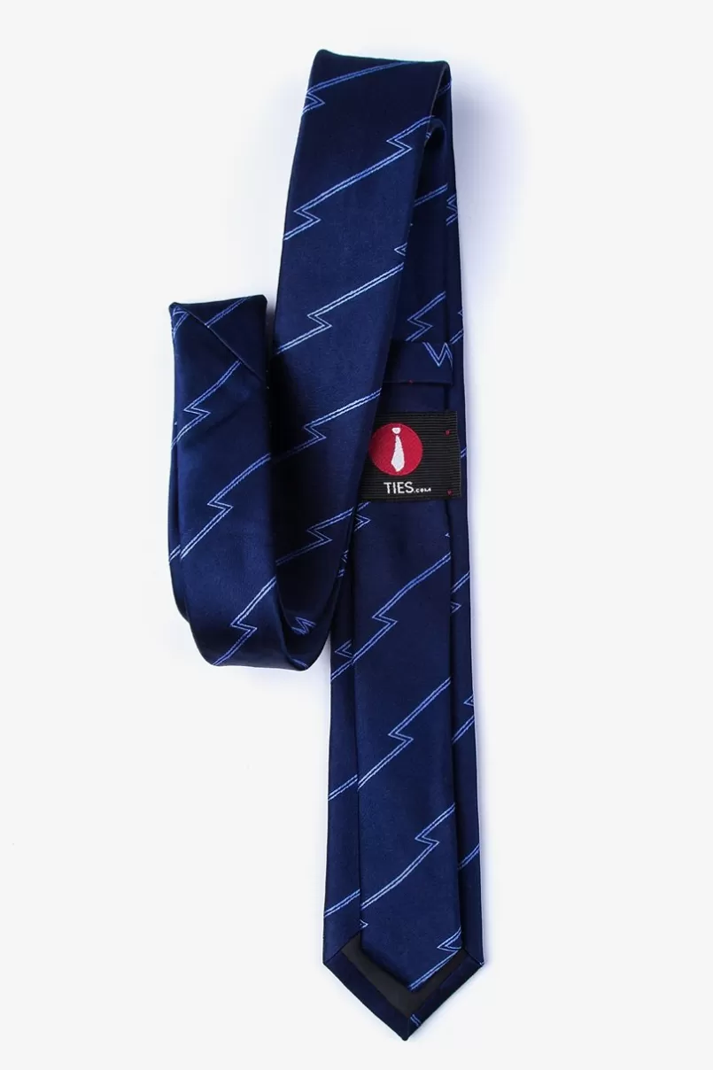 Ties Smoky Navy Blue Skinny Tie NavyBlue Shop