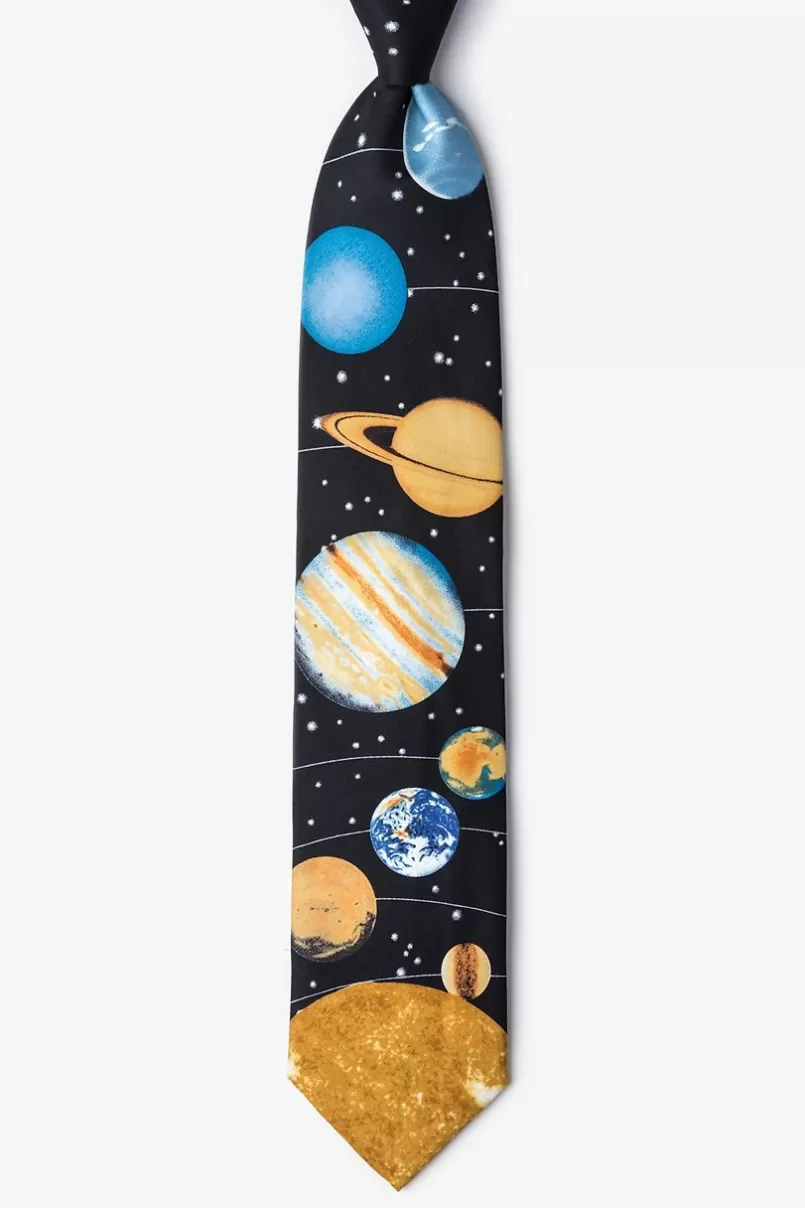 Ties Solar System Black Tie Outlet