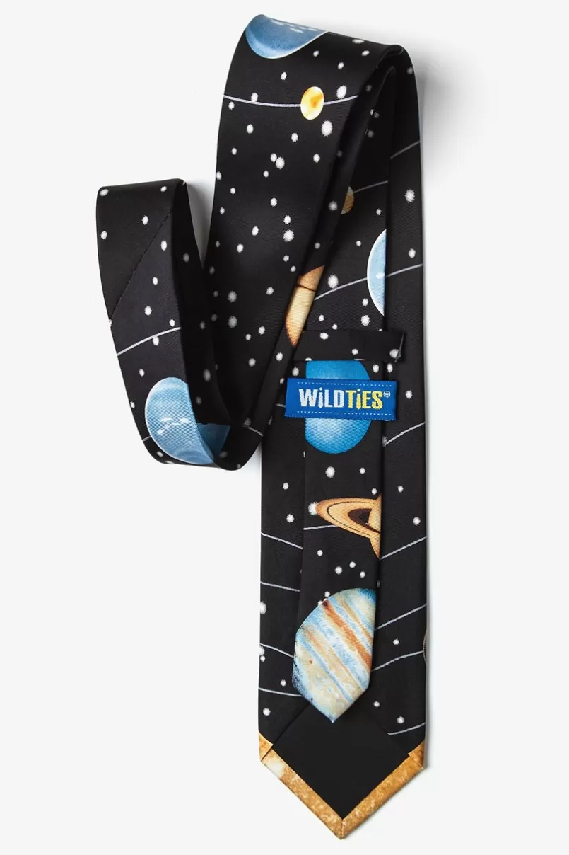 Ties Solar System Black Tie Outlet