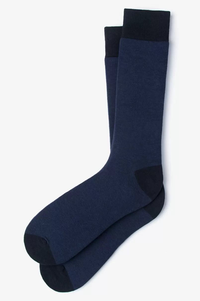 Ties Solid Choice Navy Blue Sock NavyBlue Online