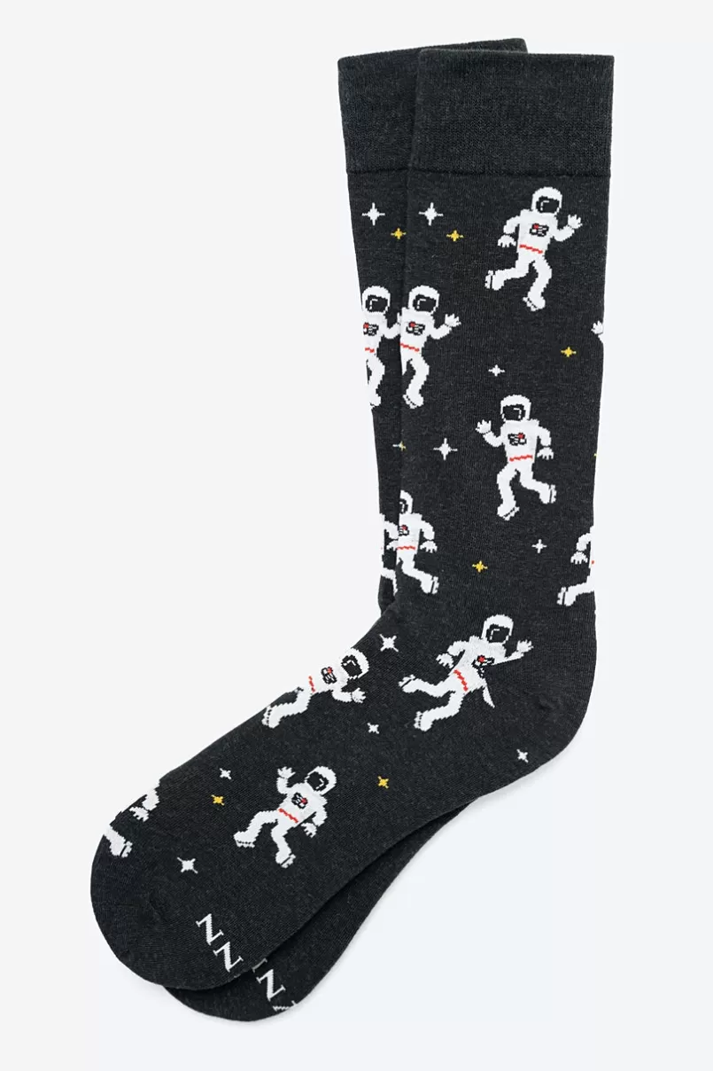 Ties Space Walker Heather Black Sock HeatherBlack Cheap