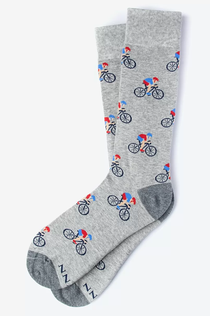 Ties Spin Cycle Sock Gray Cheap