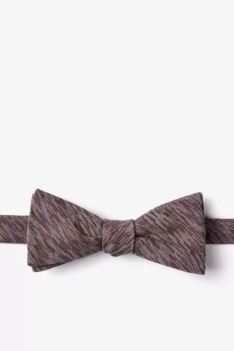 Ties Springfield Skinny Bow Tie Brown Best Sale