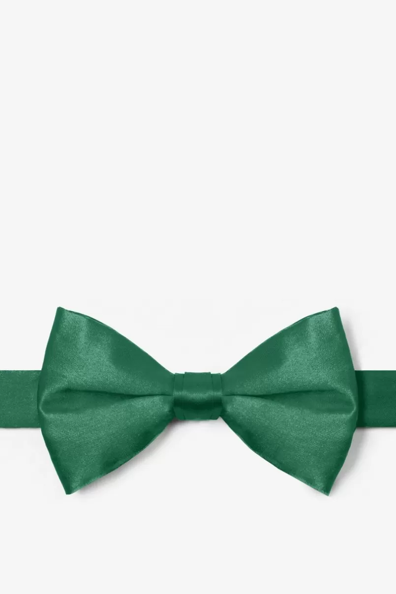 Ties Green Pre-Tied Bow Tie Spruce Store