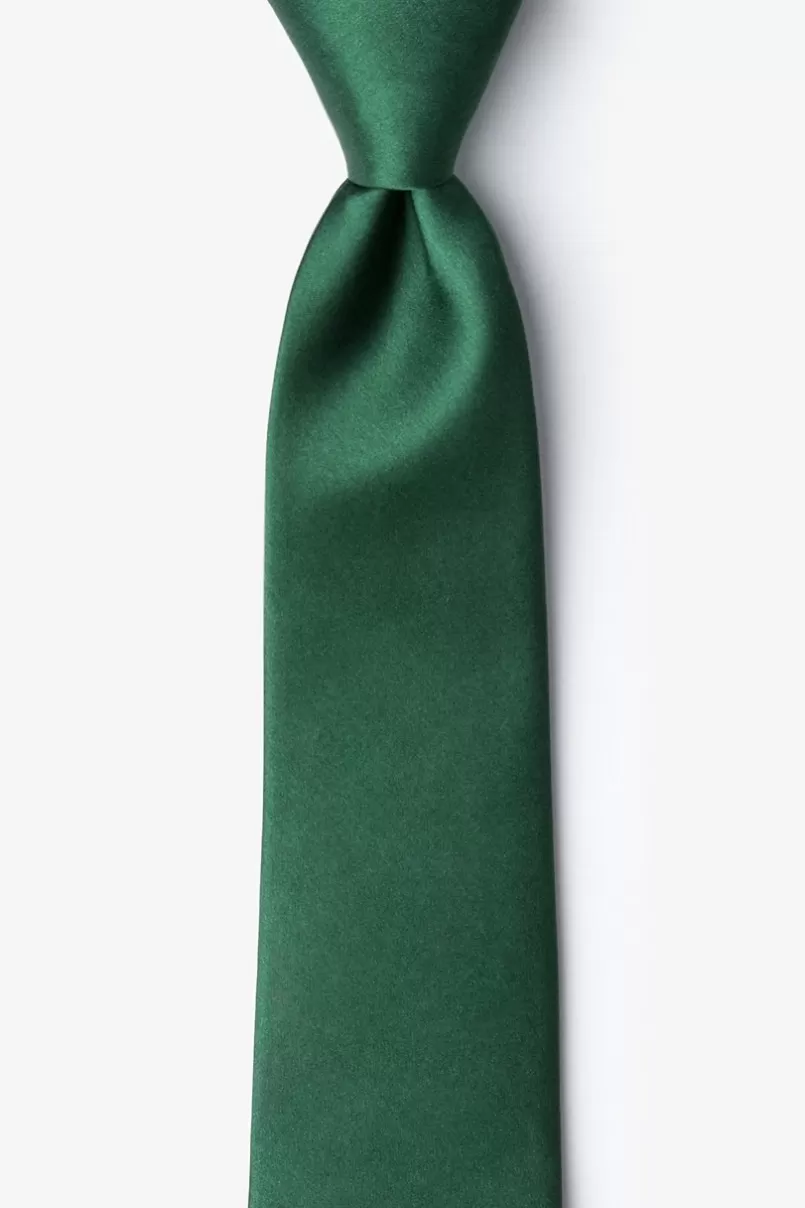 Ties Green Skinny Tie Spruce Hot