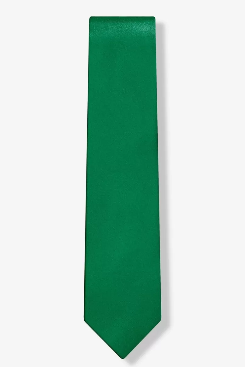 Ties Green Skinny Tie Spruce Hot