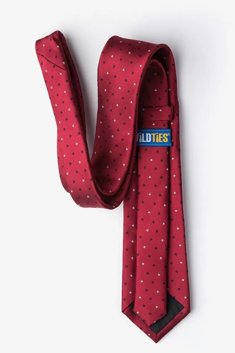 Ties Stars Red Tie Clearance