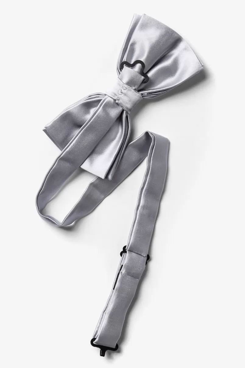 Ties Sterling Silver Pre-Tied Bow Tie SterlingSilver Sale