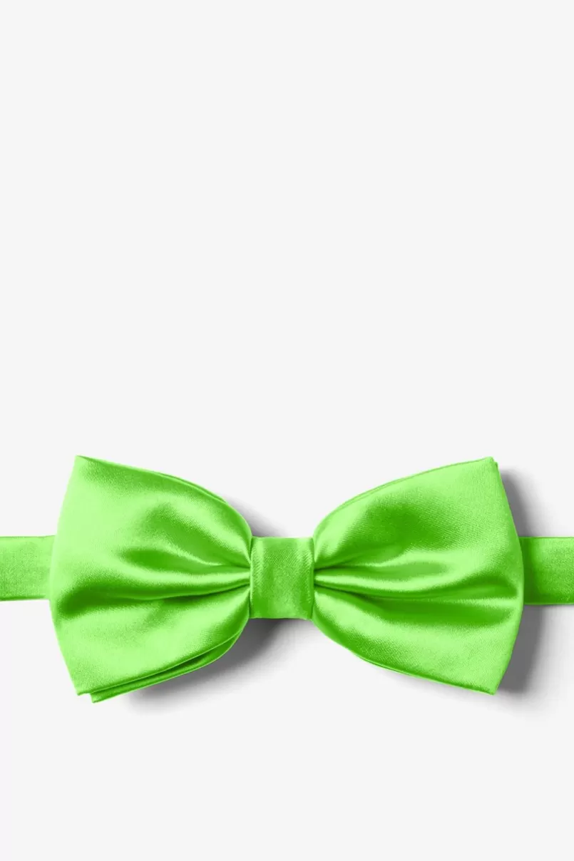 Ties Summer Green Pre-Tied Bow Tie SummerGreen Flash Sale