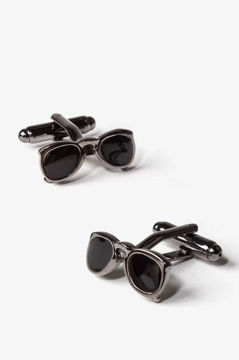 Ties Sunglasses Shades Gunmetal Cufflinks Clearance