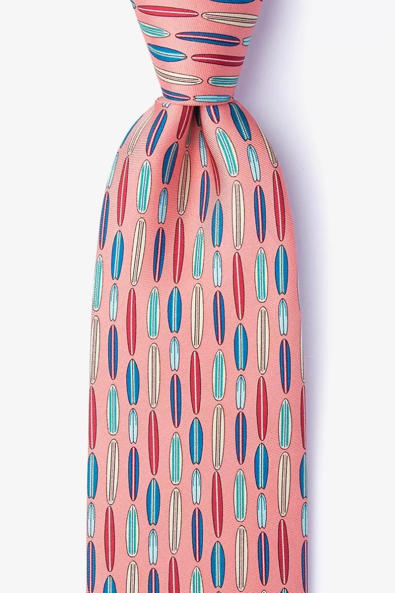 Ties Surf's Up Tie Pink Shop