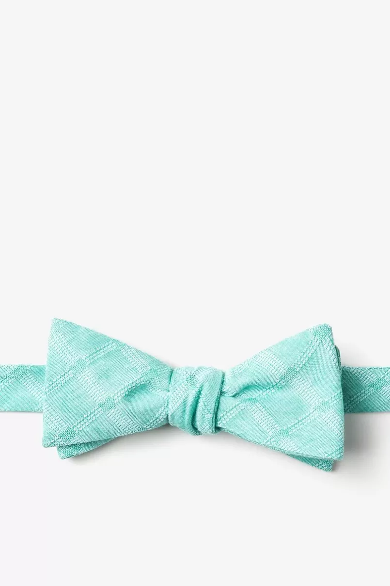 Ties Tacoma Skinny Bow Tie Green Clearance