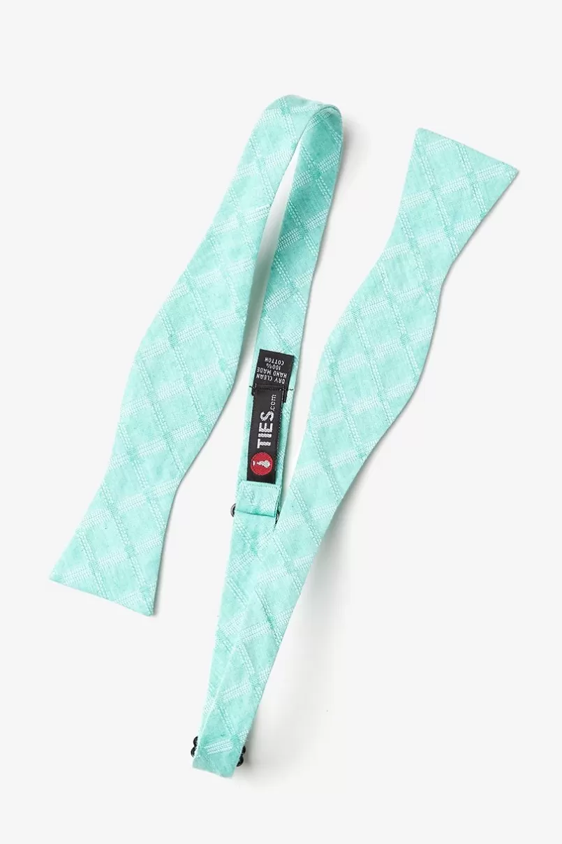 Ties Tacoma Skinny Bow Tie Green Clearance