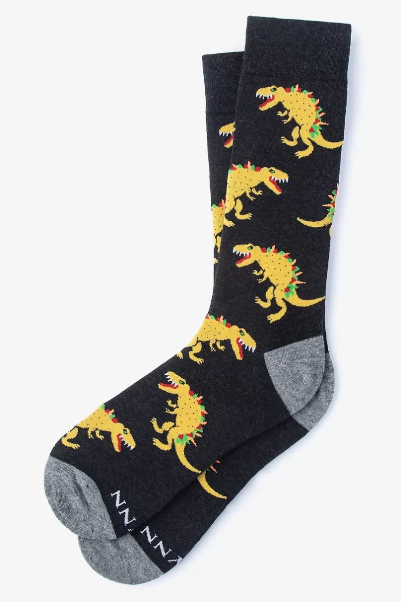 Ties Tacosaurus Rex Sock Black Best Sale