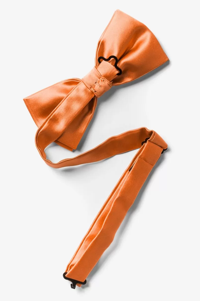 Ties Tangerine Pre-Tied Bow Tie Outlet