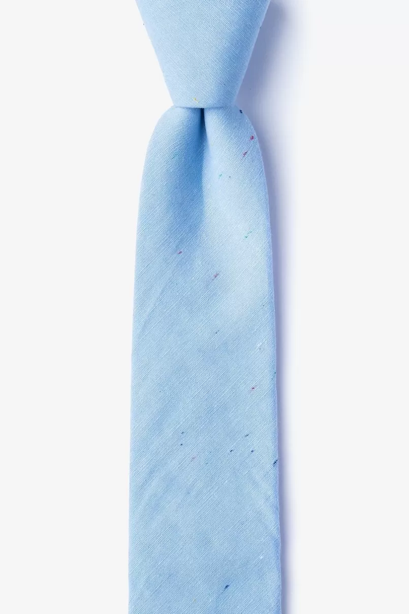 Ties Teague Light Blue Skinny Tie LightBlue Cheap