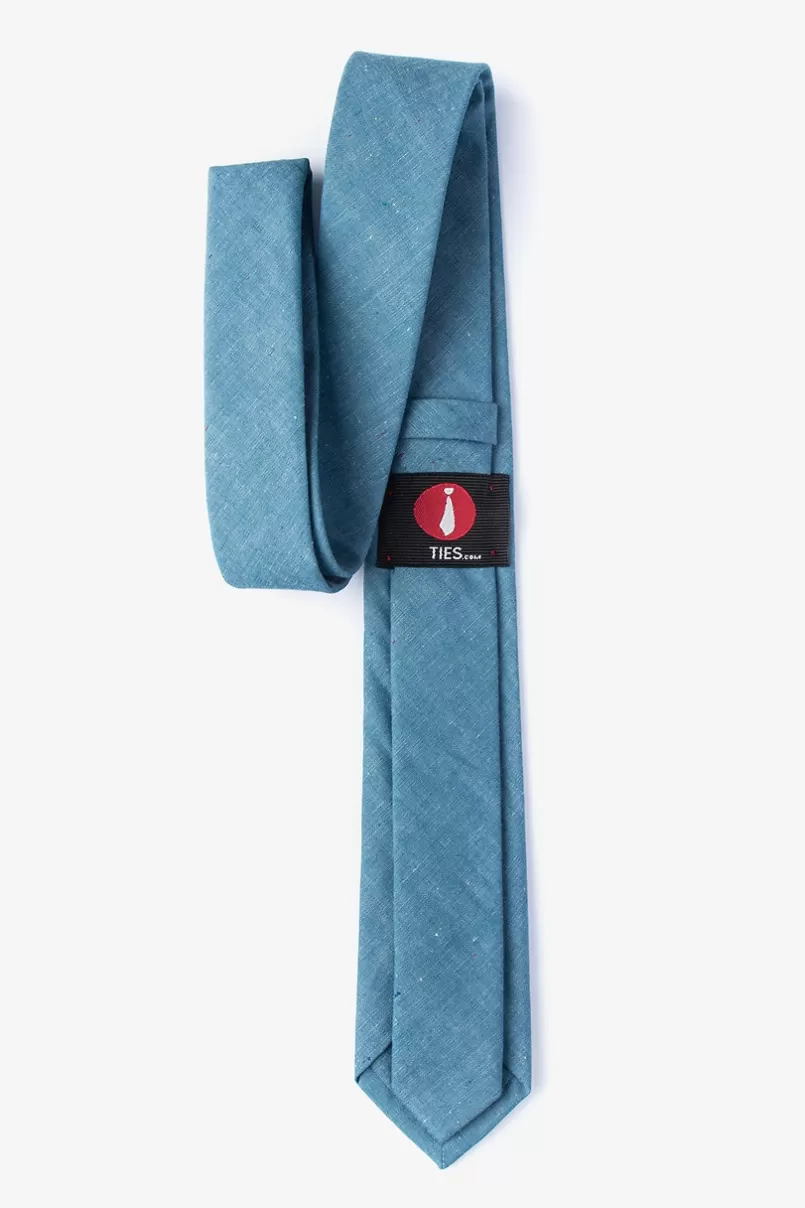 Ties Teague Skinny Tie Teal Hot