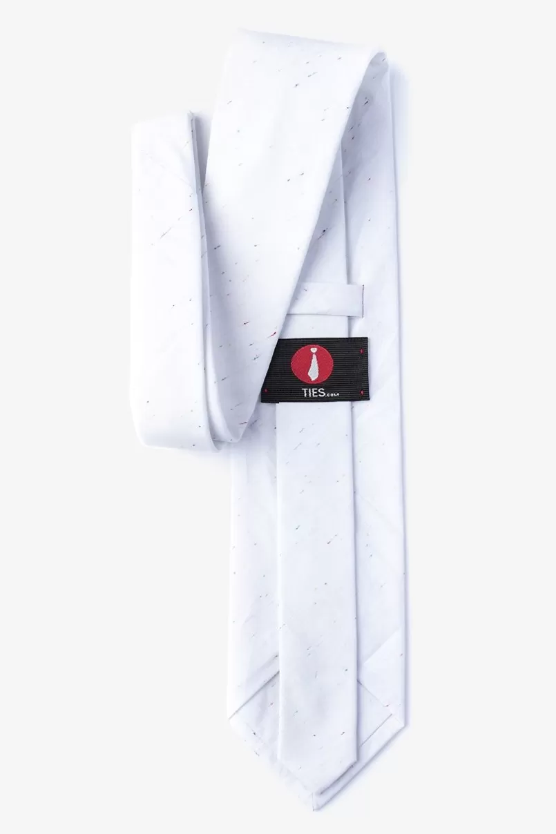 Ties Teague Extra Long Tie White Shop