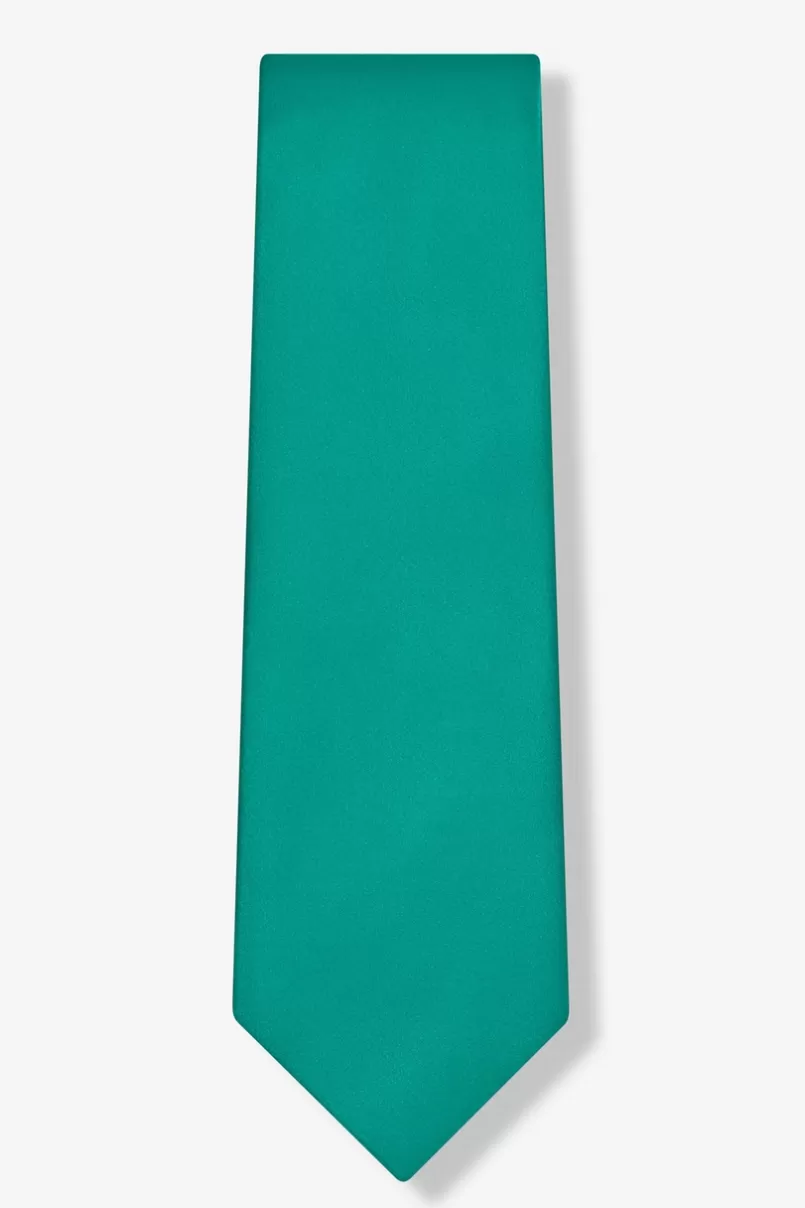 Ties Extra Long Tie Teal Fashion