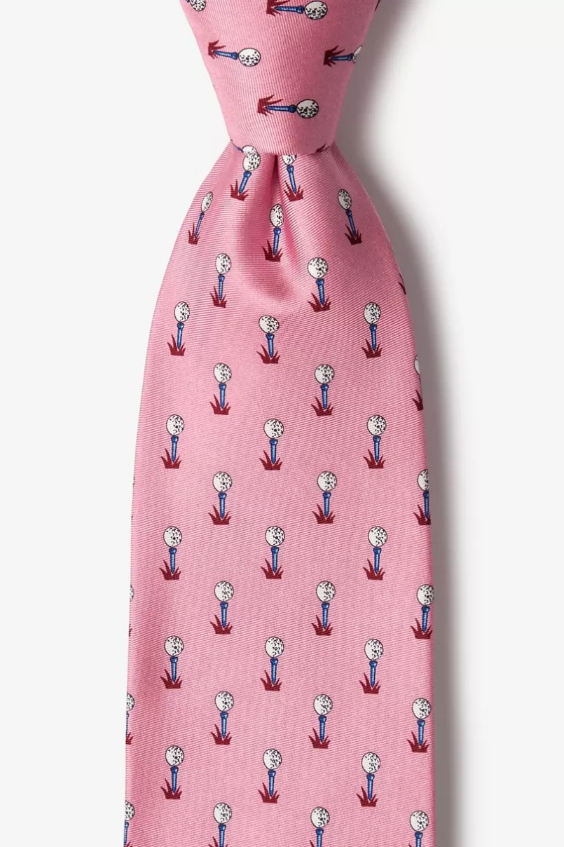 Ties Teed Off Pink Tie Store